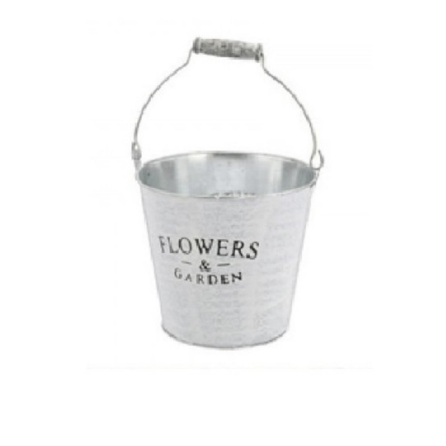 Seau à plantes décoratif "Fleur & Jardin"