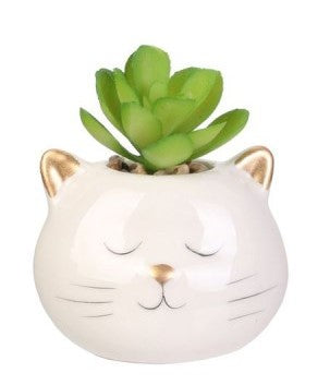 Plante artificielle - Chat & Licorne